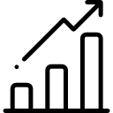 Ícone de gráfico de barras